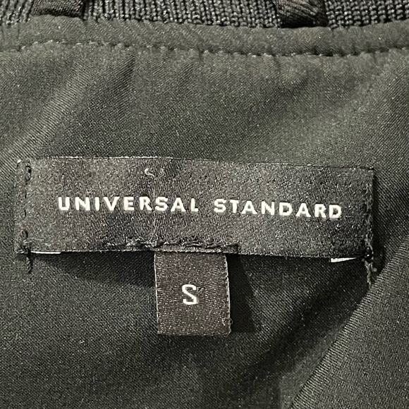 Universal Standard Satin Bomber Jacket - Black - S (14-16) - Picture 12 of 16